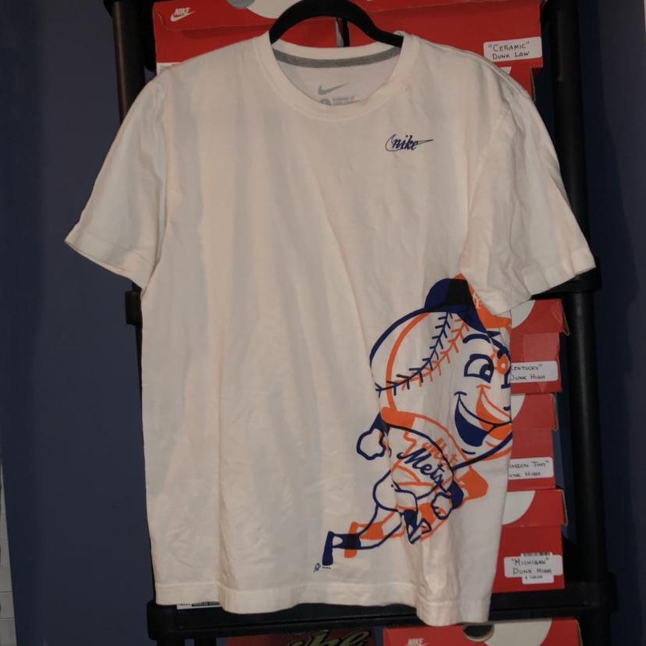 Nike Mr. Met New York Mets Orange T-Shirt Men's L