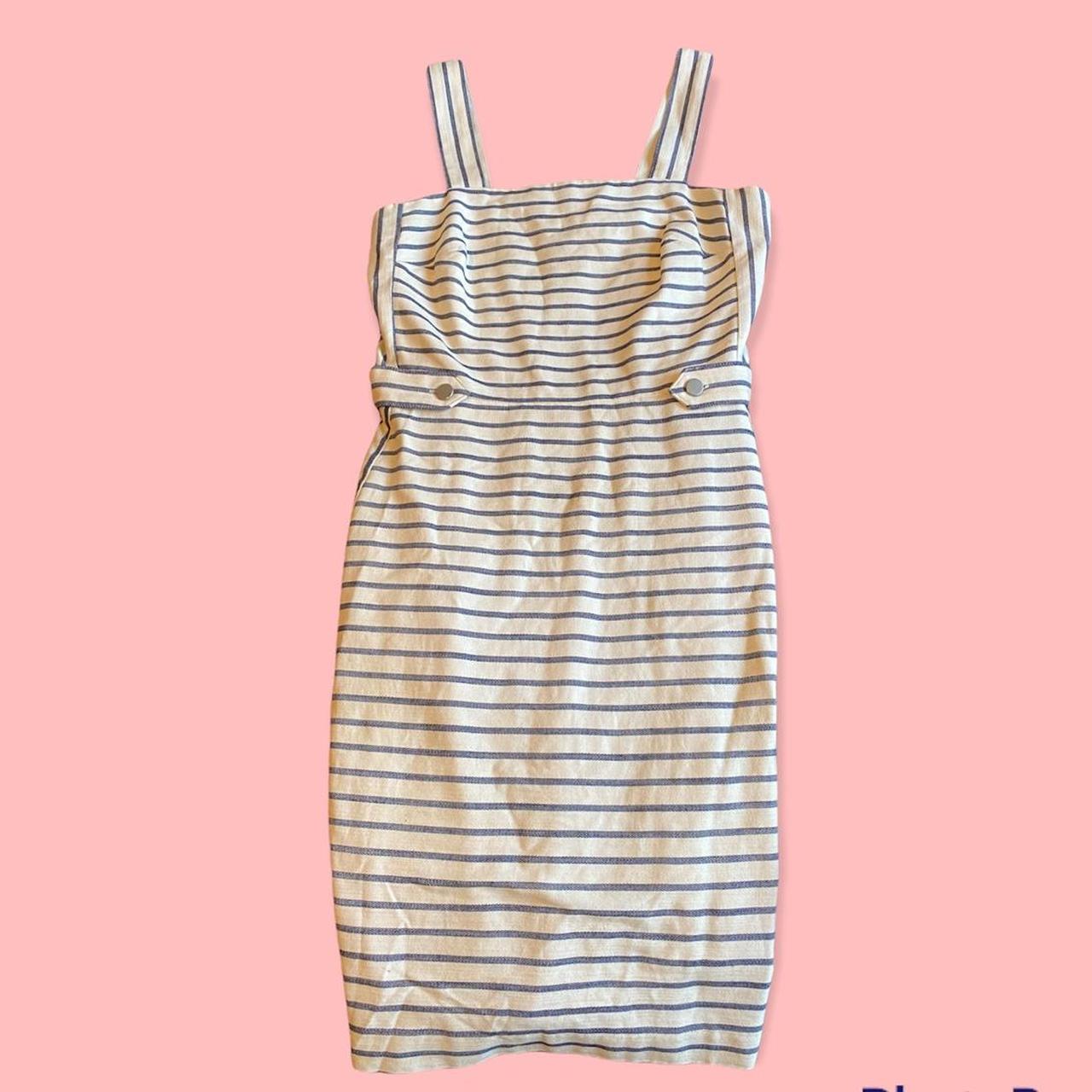 banana republic striped dress