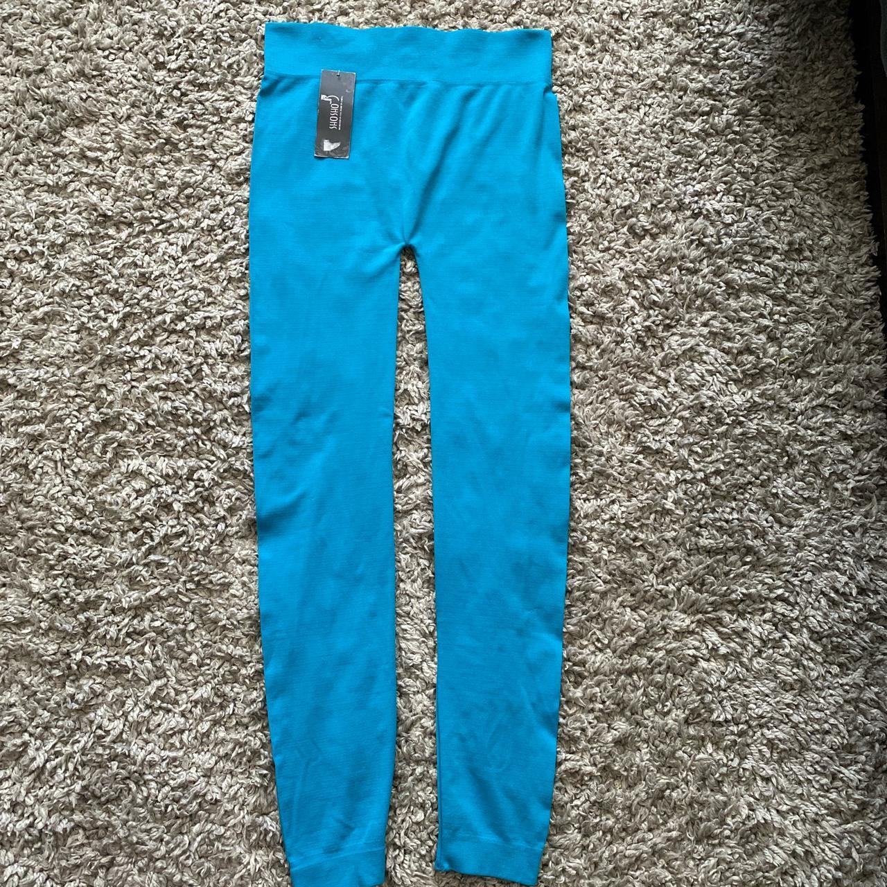 Light blue leggings with tags Brand shosho Size small - Depop