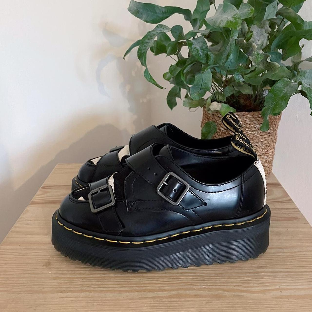 Dr Martens Sidney creepers Black leather platform... Depop