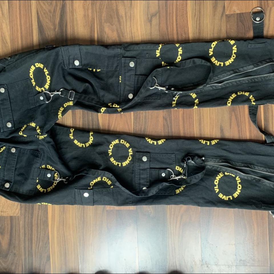 VLONE Bondage pants (yellow), Straps included, Size M...