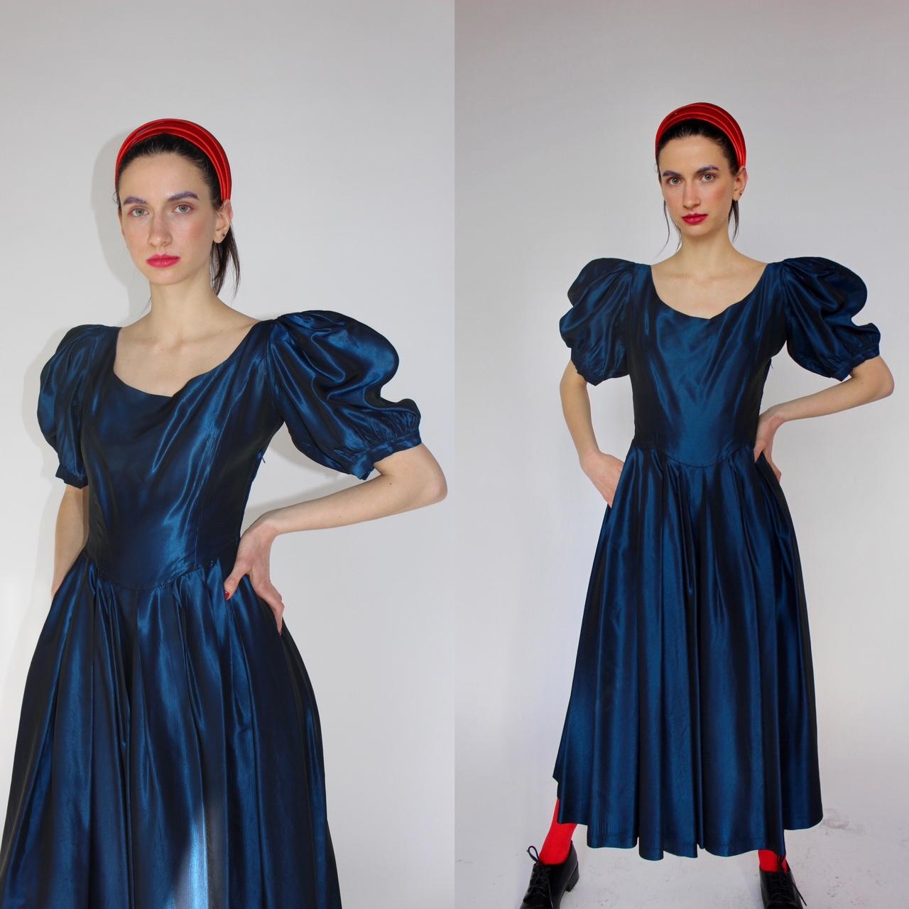 laura ashley taffeta dress