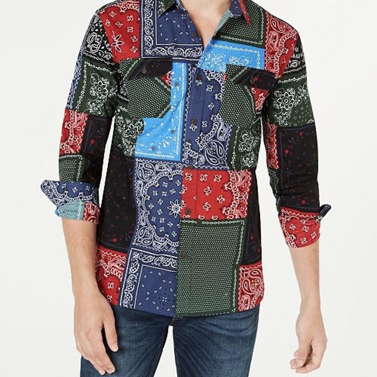 Levi’s bandana print button up shirt Brand new