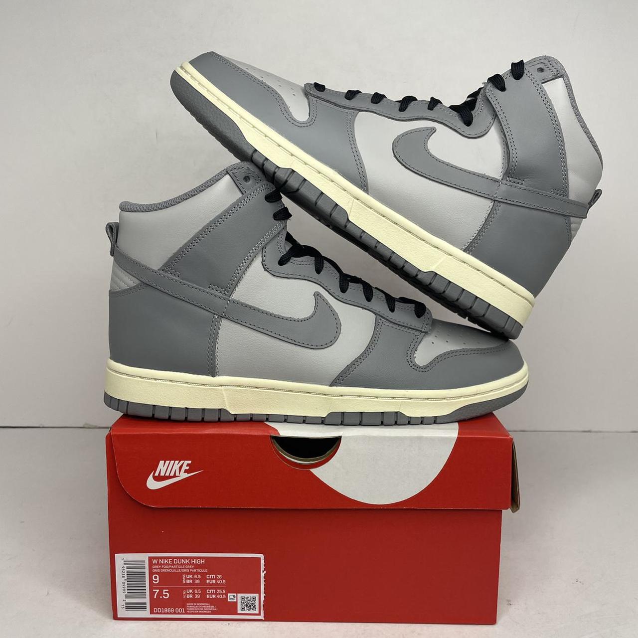 nike dunk high aged grey