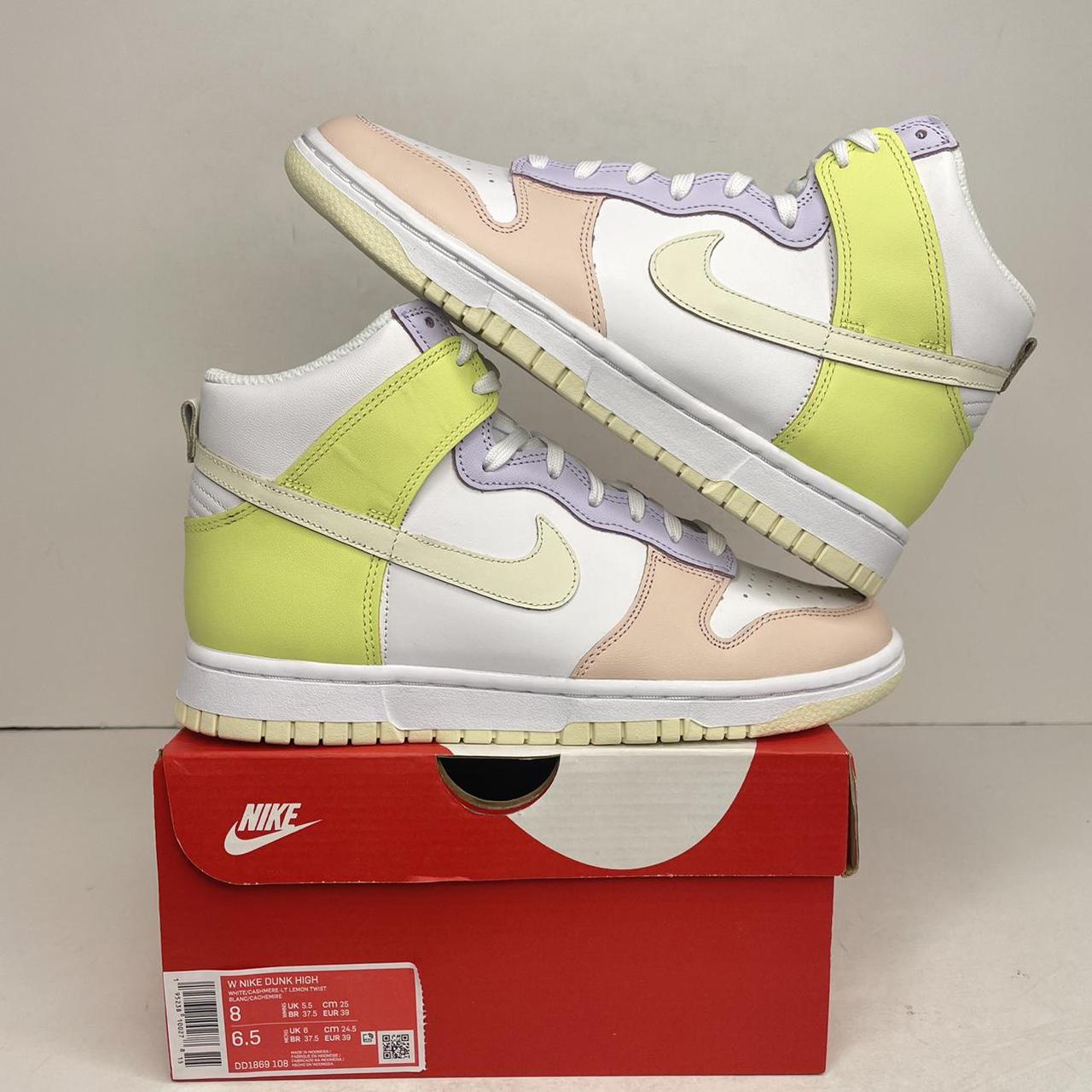 dunk high white cashmere lemon twist