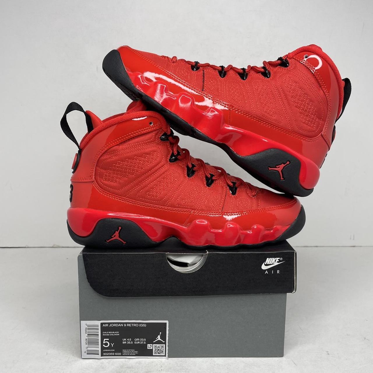 jordan 9 black red