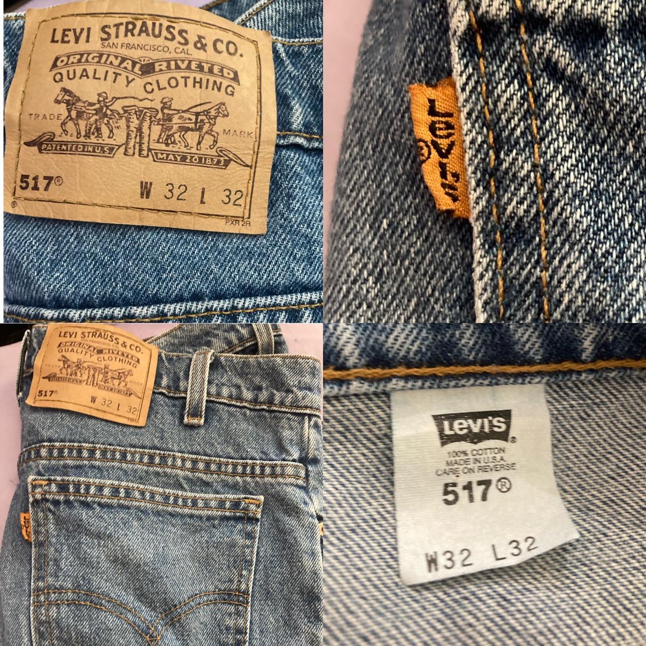 🌟RARE VINTAGE 1960s ORANGE TAB 517 LEVIS JEANS🌟 📬... Depop