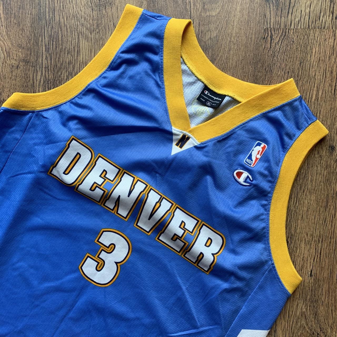 adidas, Shirts, A Iverson Denver Nuggets Jersey