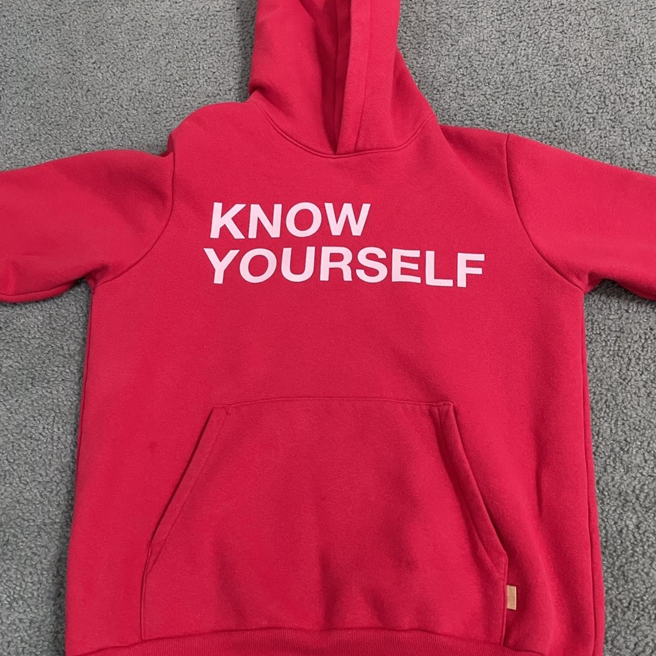 Red OVO Know Yourself hoodie from circa 2015