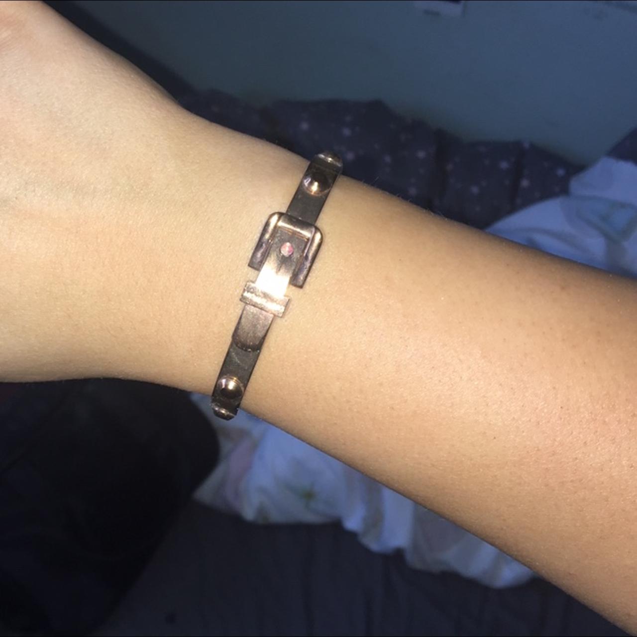 michael kors buckle bracelet. can be polished before. Depop