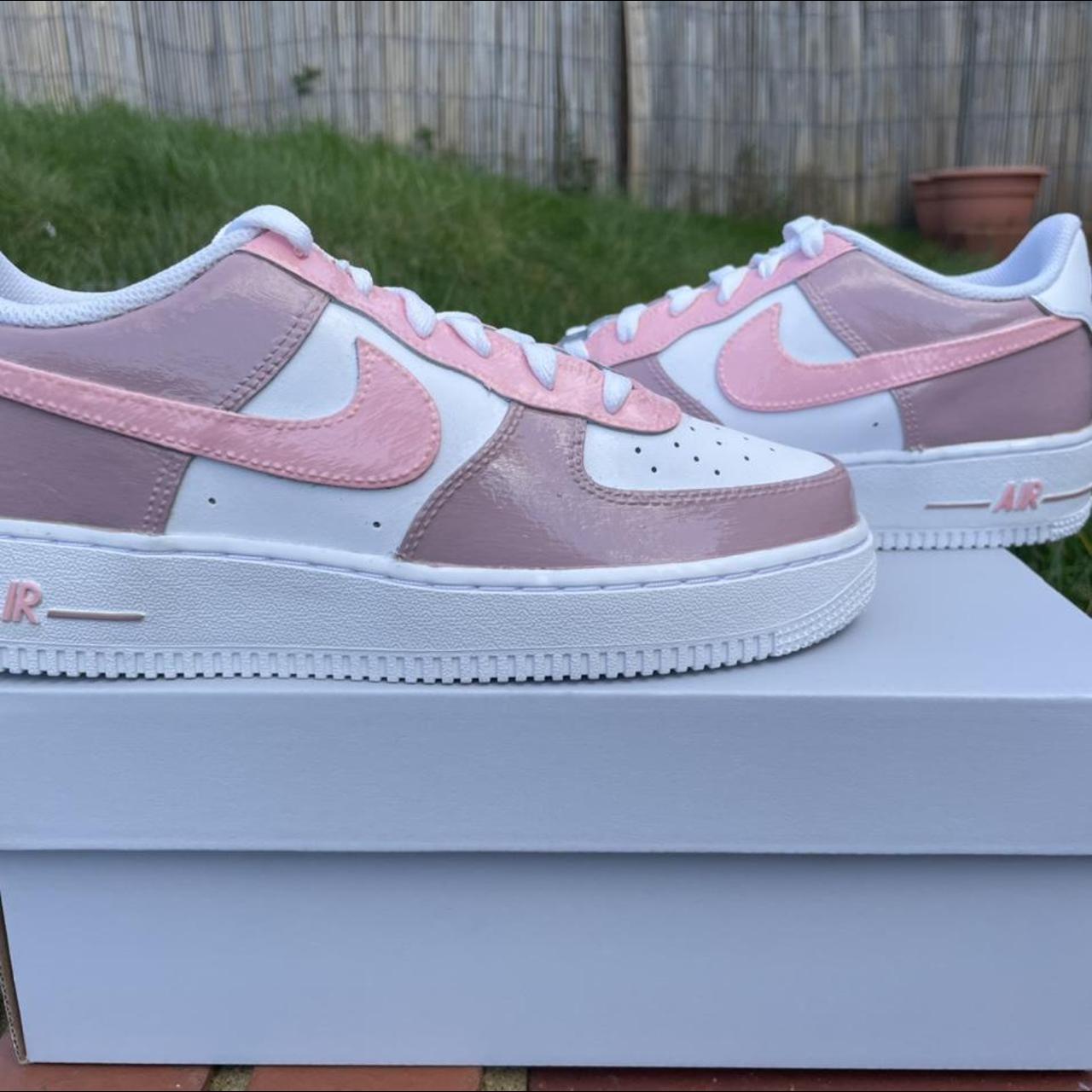 Custom air force 1 dusky pink💖💖 made to order PLS... - Depop