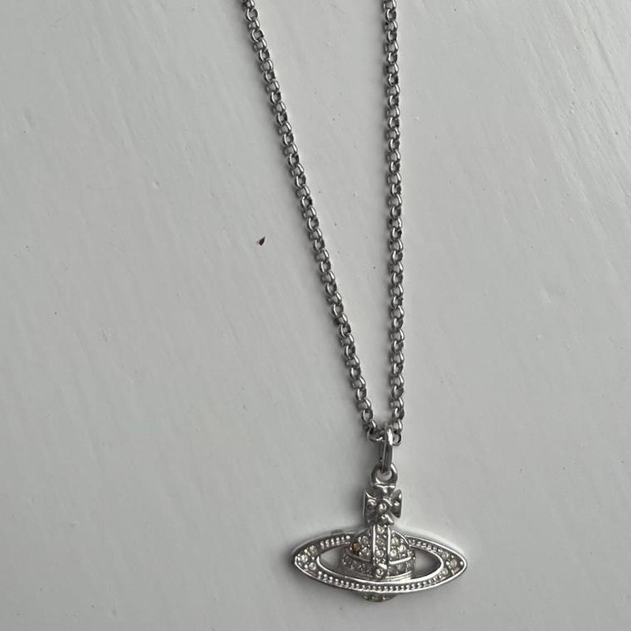Second hand real Vivienne Westwood silver necklace.... - Depop