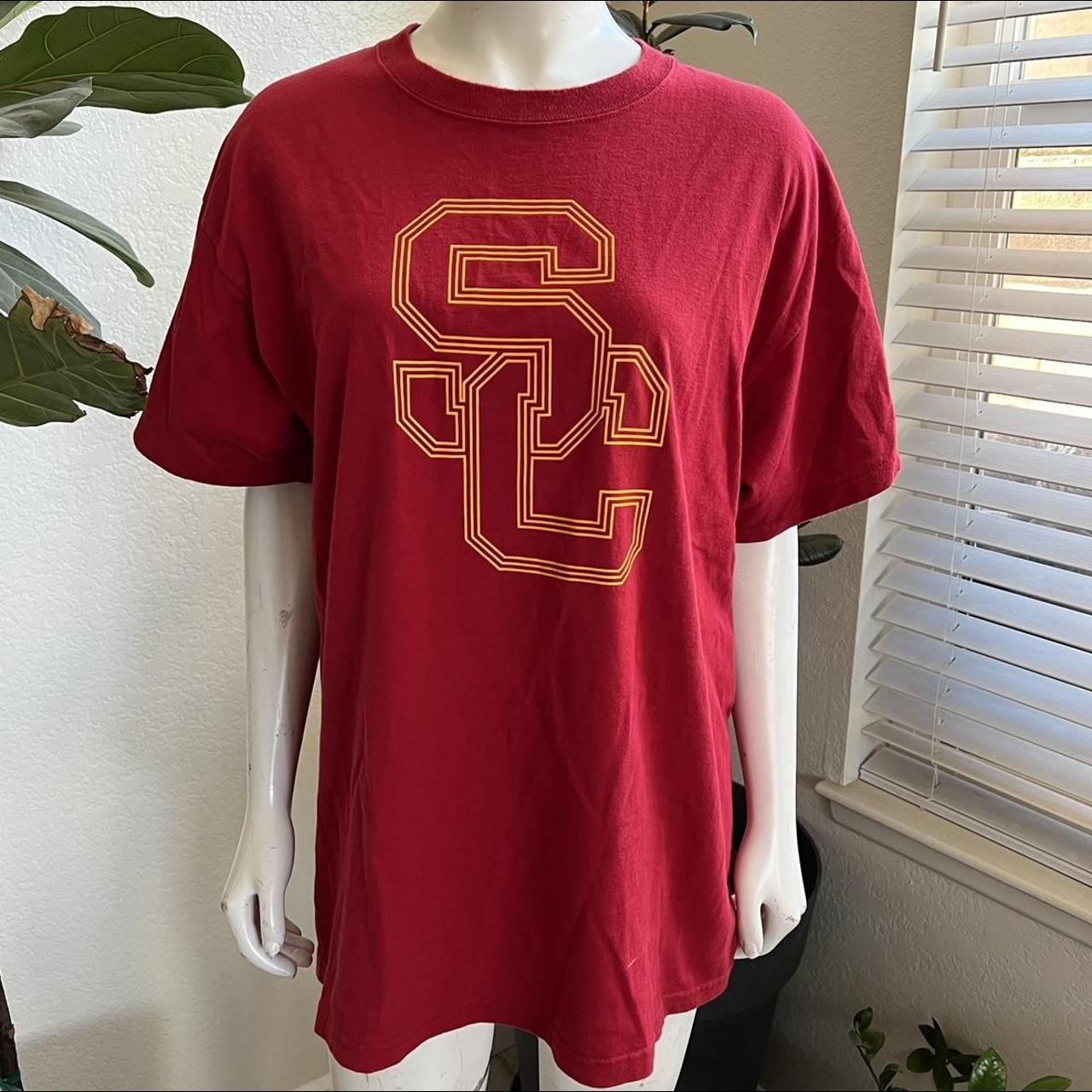 ⛽️ USC TROJANS RED ADAM SANDLER DAD SHIRT •size: Mens... - Depop