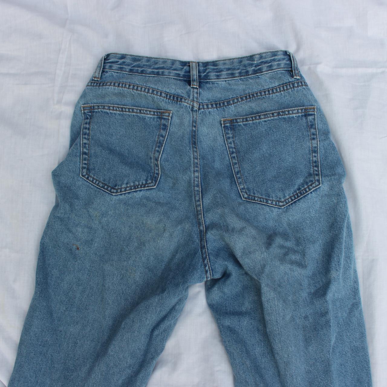 Miss Shop Boyfriend Jeans Size 10 Light washed... - Depop