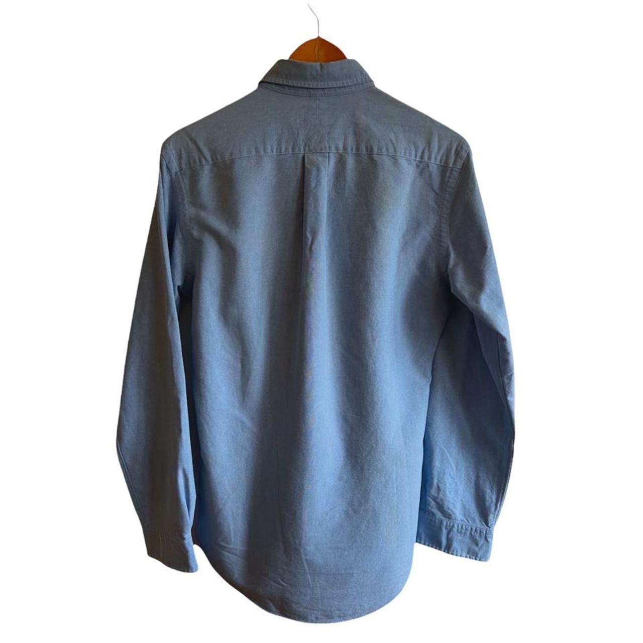 Ralph Lauren Oxford Cloth Button Down Shirt in Sky - Depop