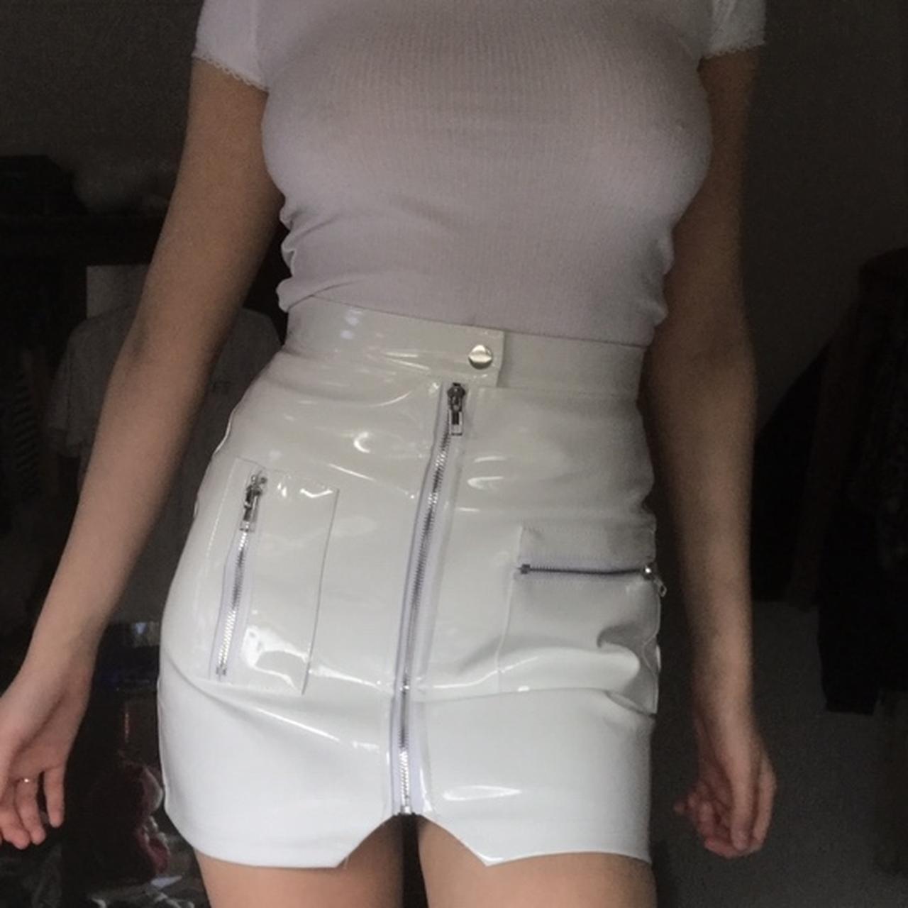 Pvc skirt depop best sale