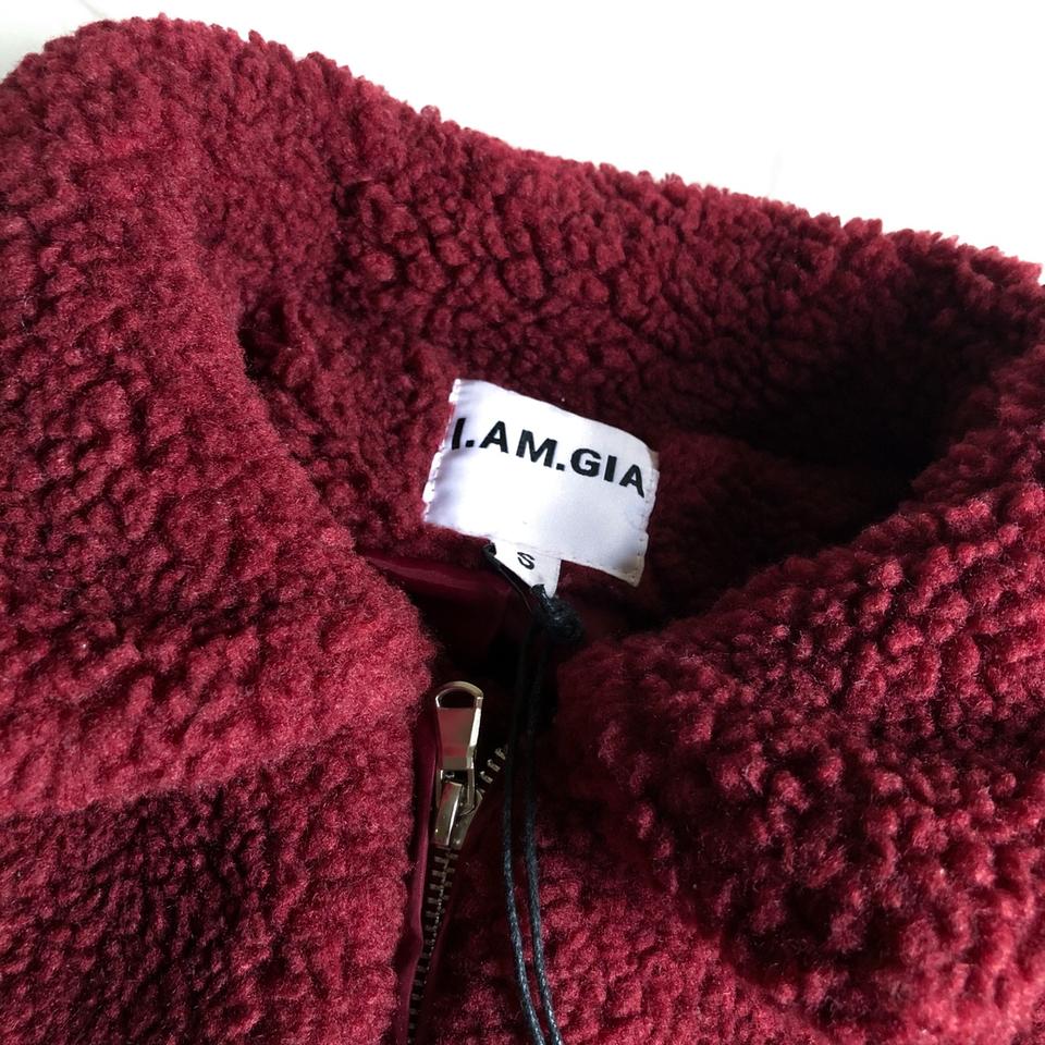 I am gia sale burgundy pixie coat