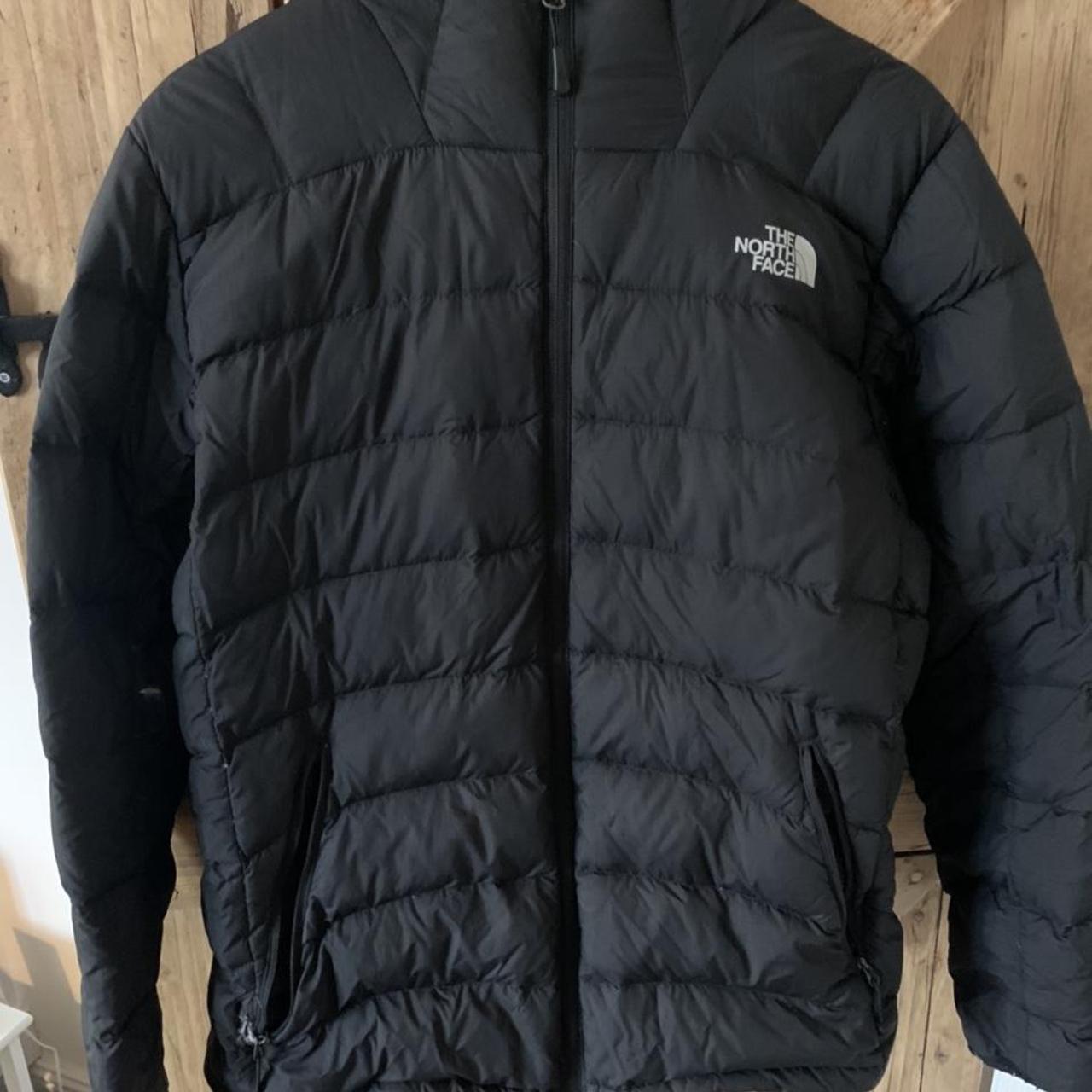 North face coat. Small rip by lower right pocket as... - Depop