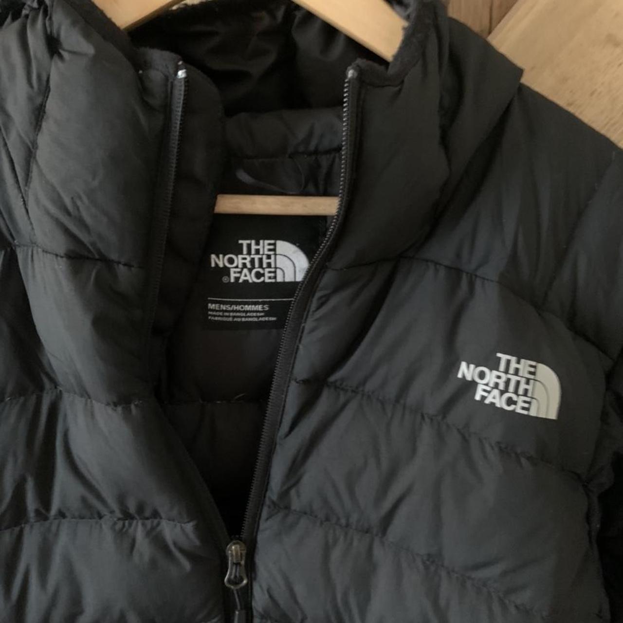 North face coat. Small rip by lower right pocket as... Depop