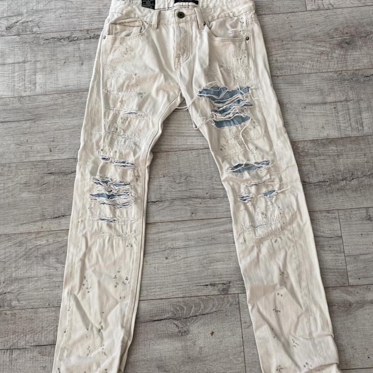 Cult of Individuality Men's White Jeans