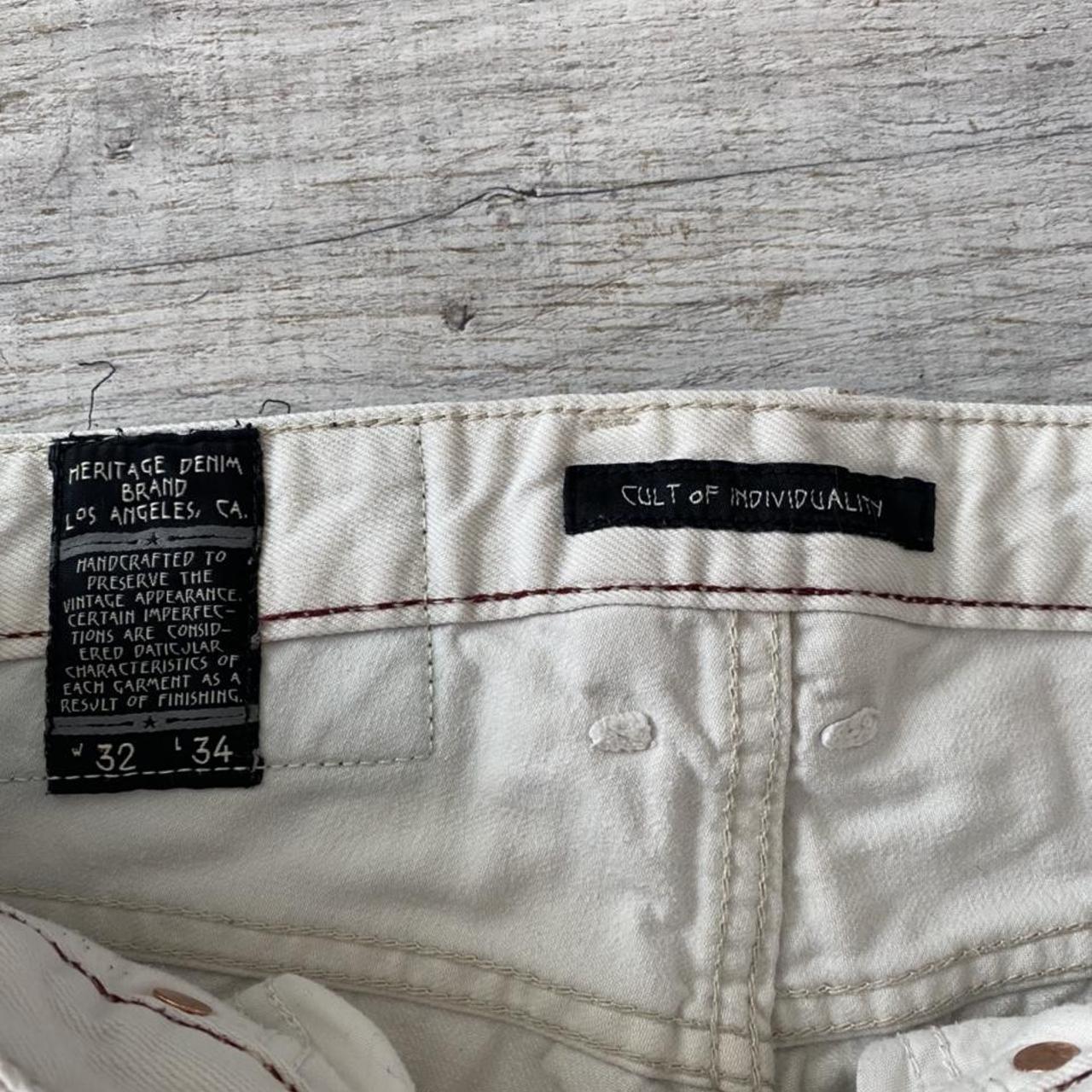 Cult of Individuality Men's White Jeans (2)