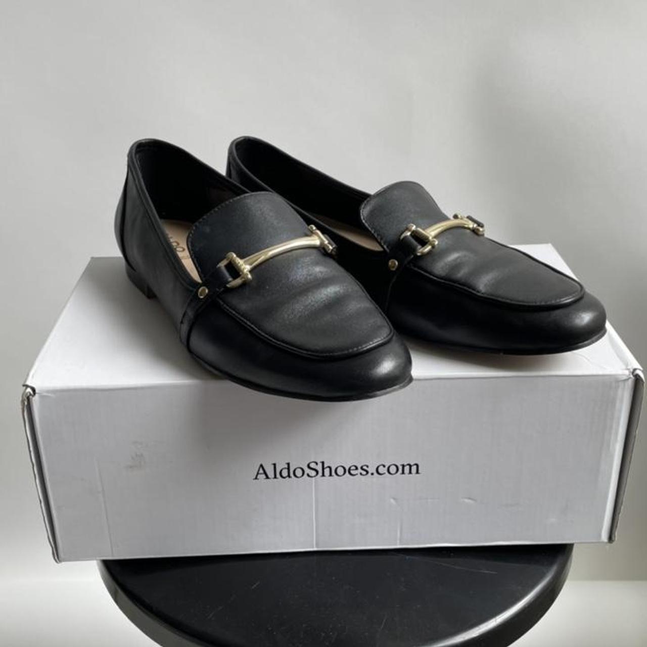 ALDO Women's Black Loafers | Depop