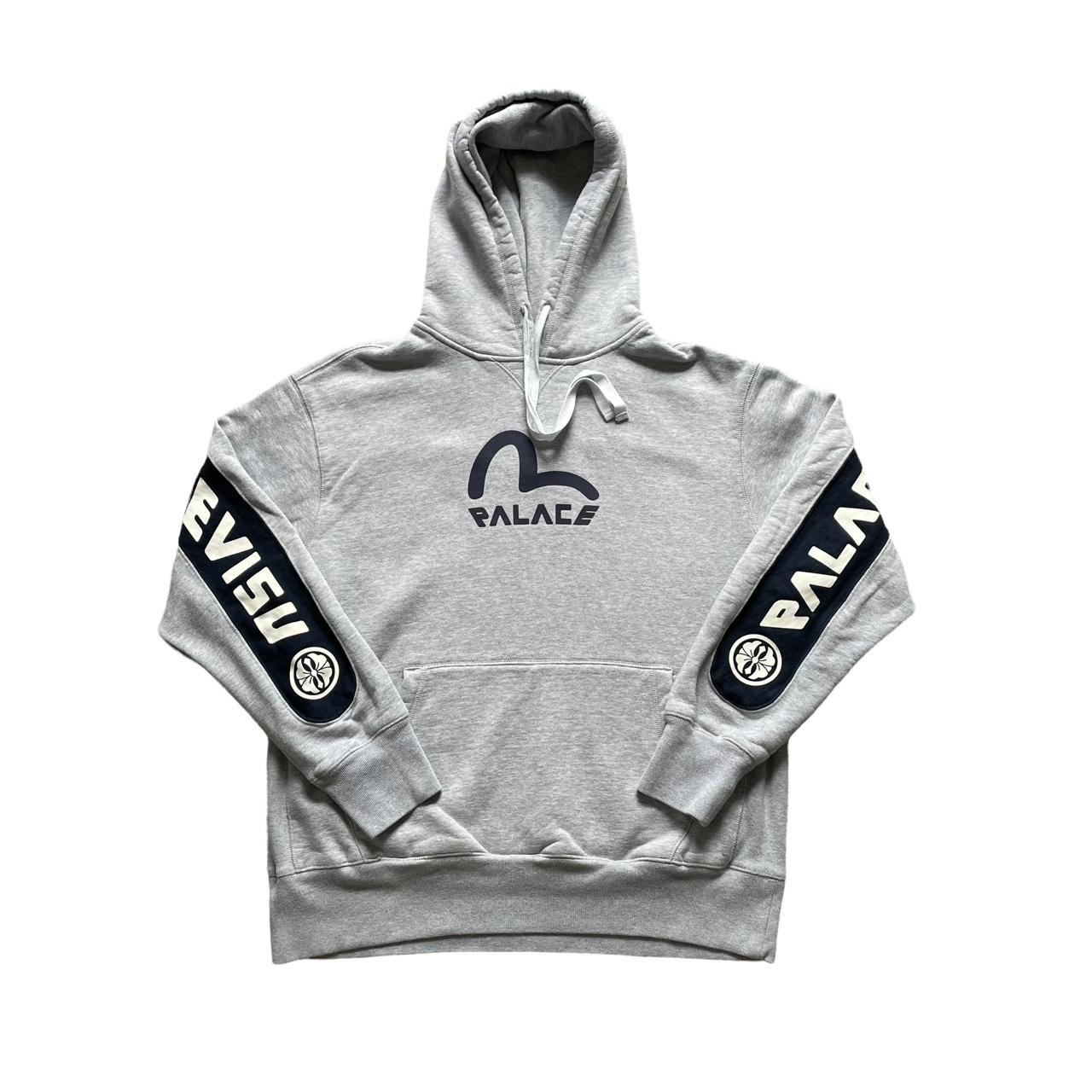 Grey Palace Evisu Zip Hoodie Evisu × Palace Palace X Evisu Hoodie