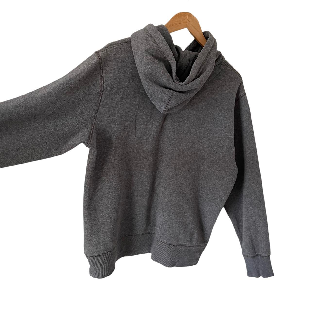 nike air hoodie grey and green