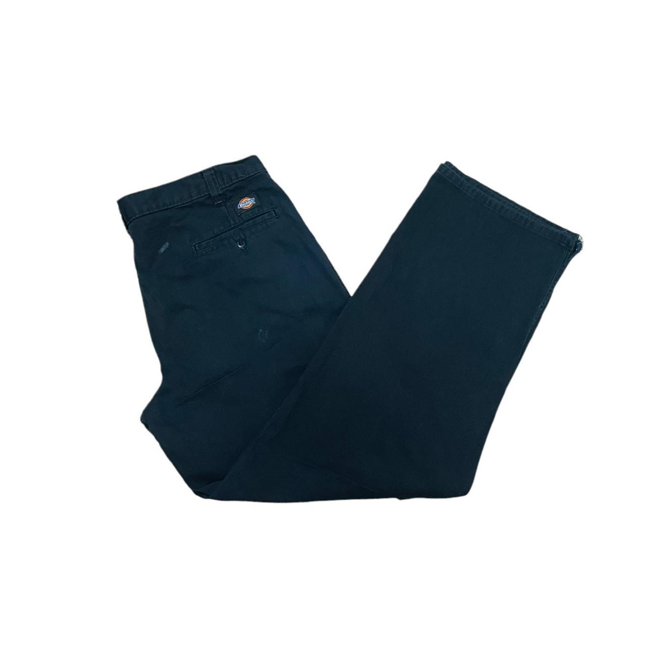 Dickies Men's Navy and Blue Trousers | Depop