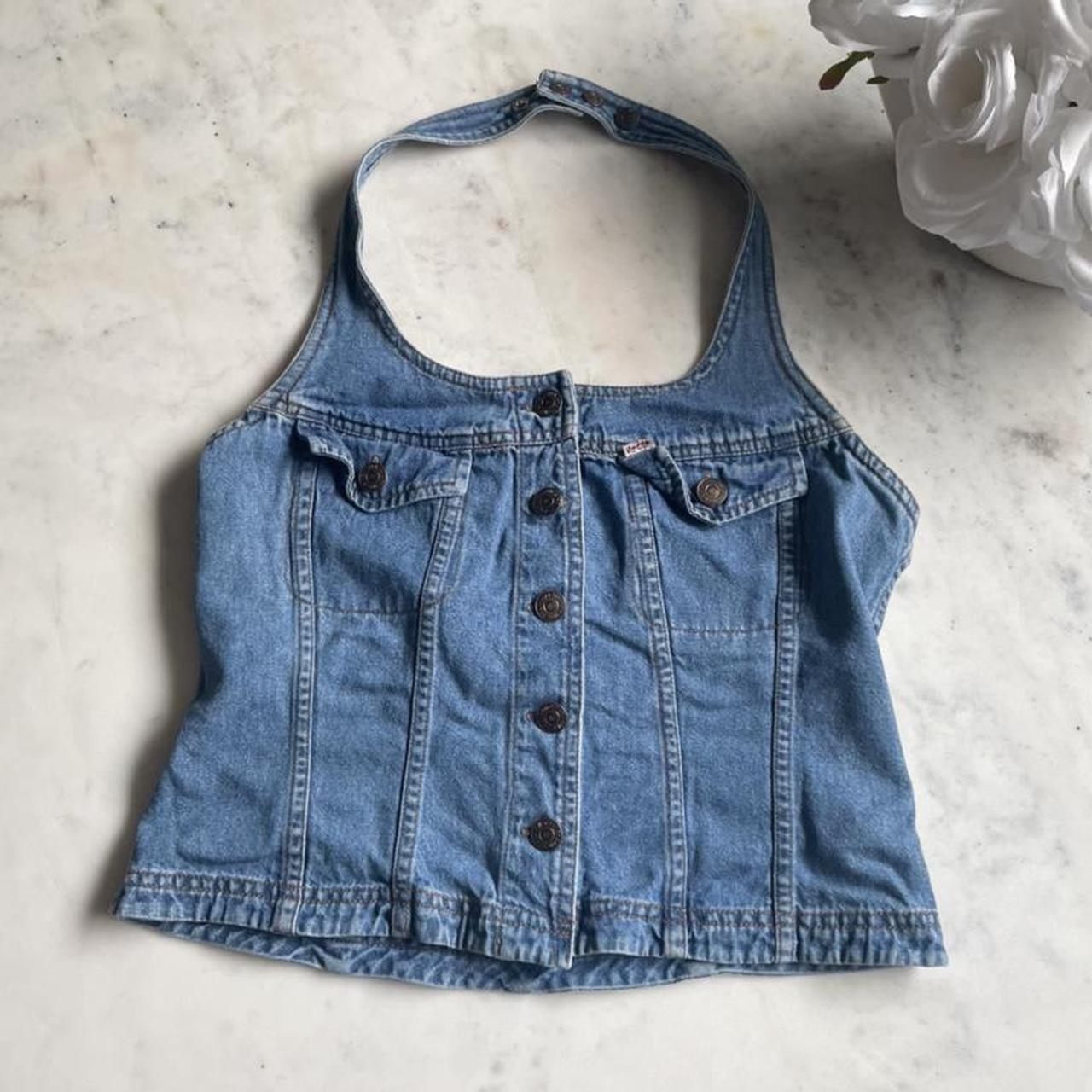 levis denim corset
