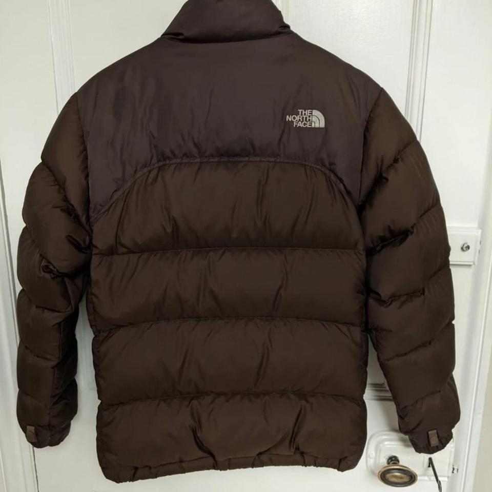 the north face 700 puffer brown