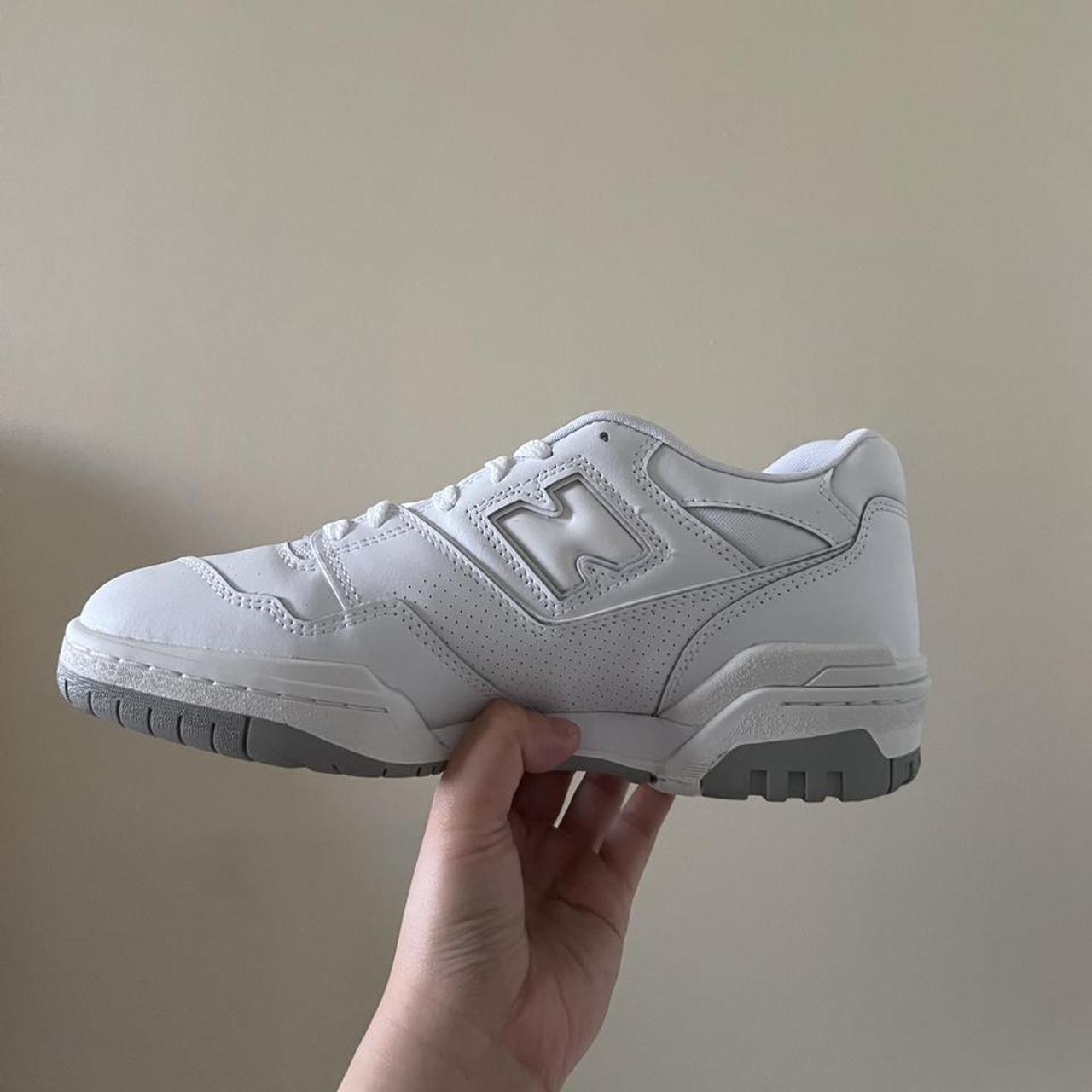 new balance 550 men's white gray