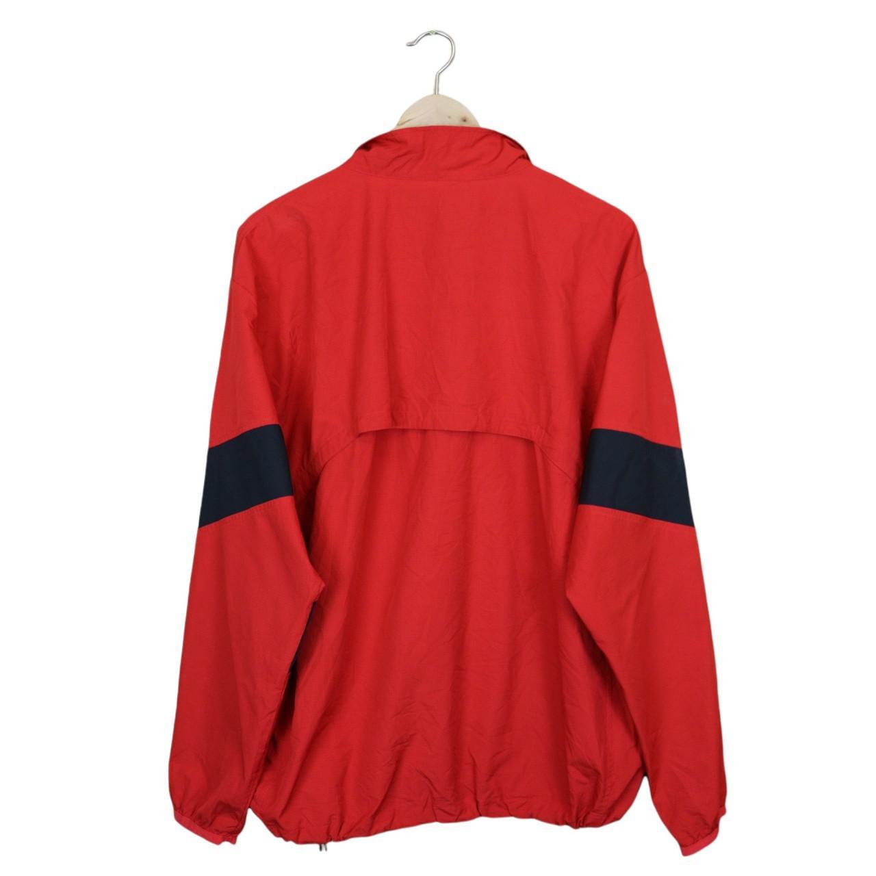 RED 1/4 ZIP NIKE JACKET (M) American Nike track... Depop