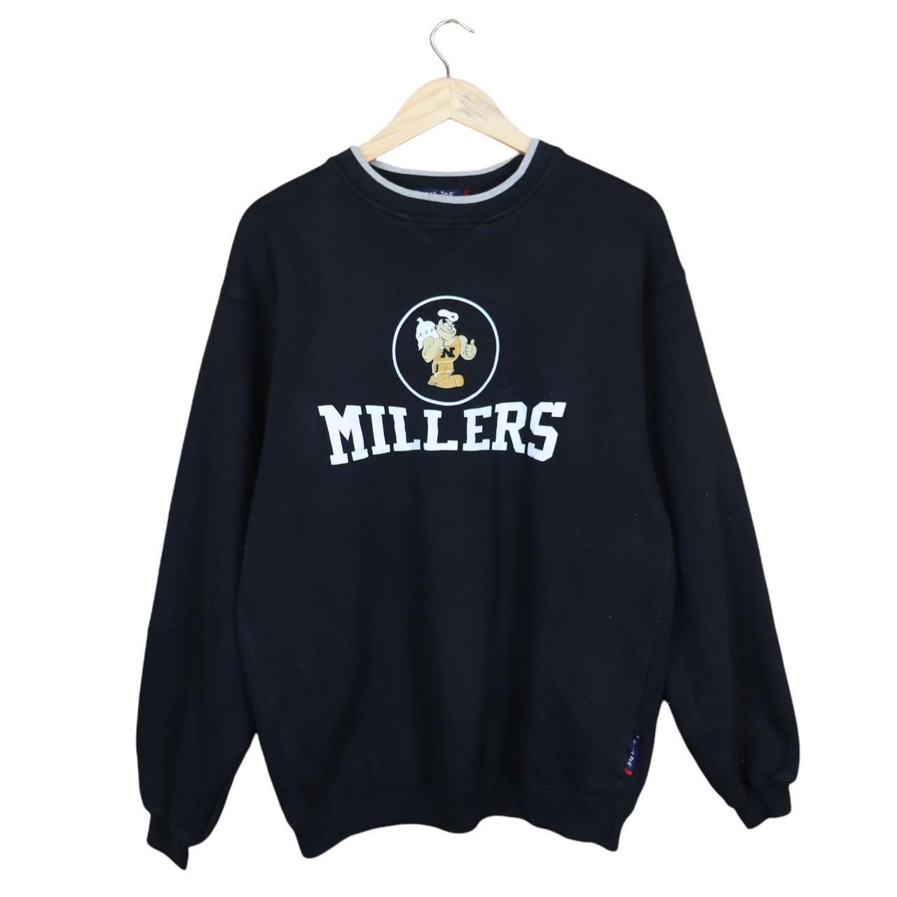 Vintage Millers American College Football Sweatshirt... - Depop
