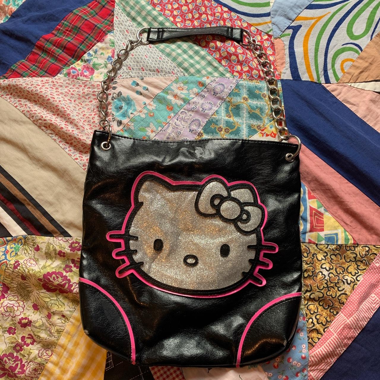 Hello kitty leather on sale purse