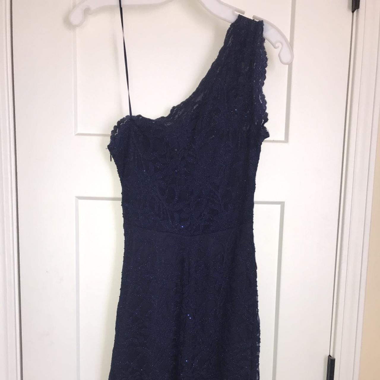 Navy Blue Homecoming dress! Wore only once to... - Depop