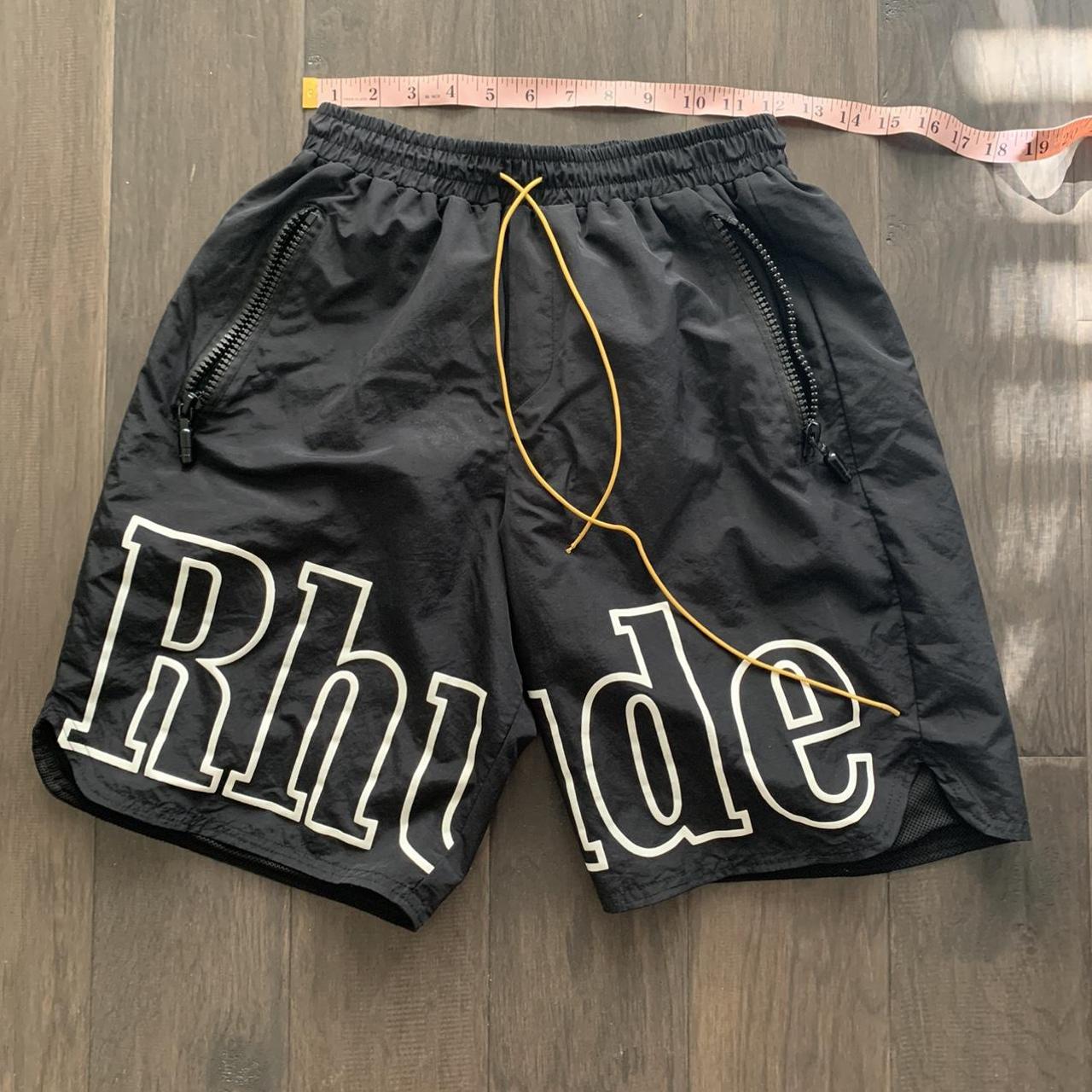 Product Image 1 - Black Rhude logo nylon shorts,