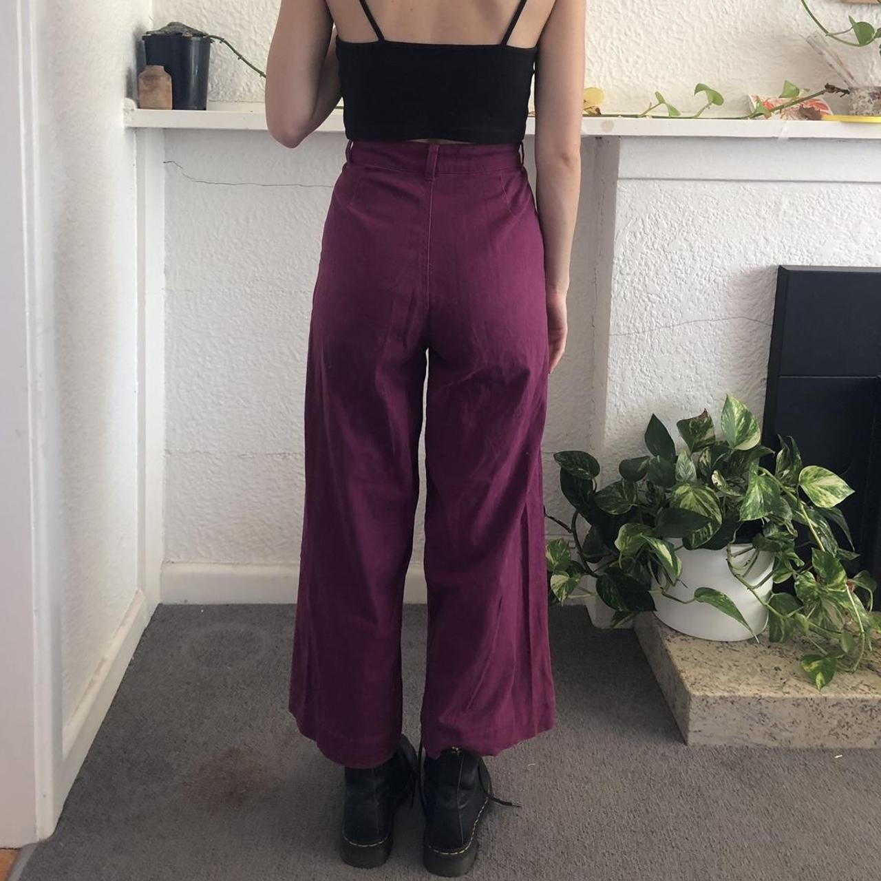 PRINCESS HIGHWAY WIDE LEG PANTS size 8... - Depop