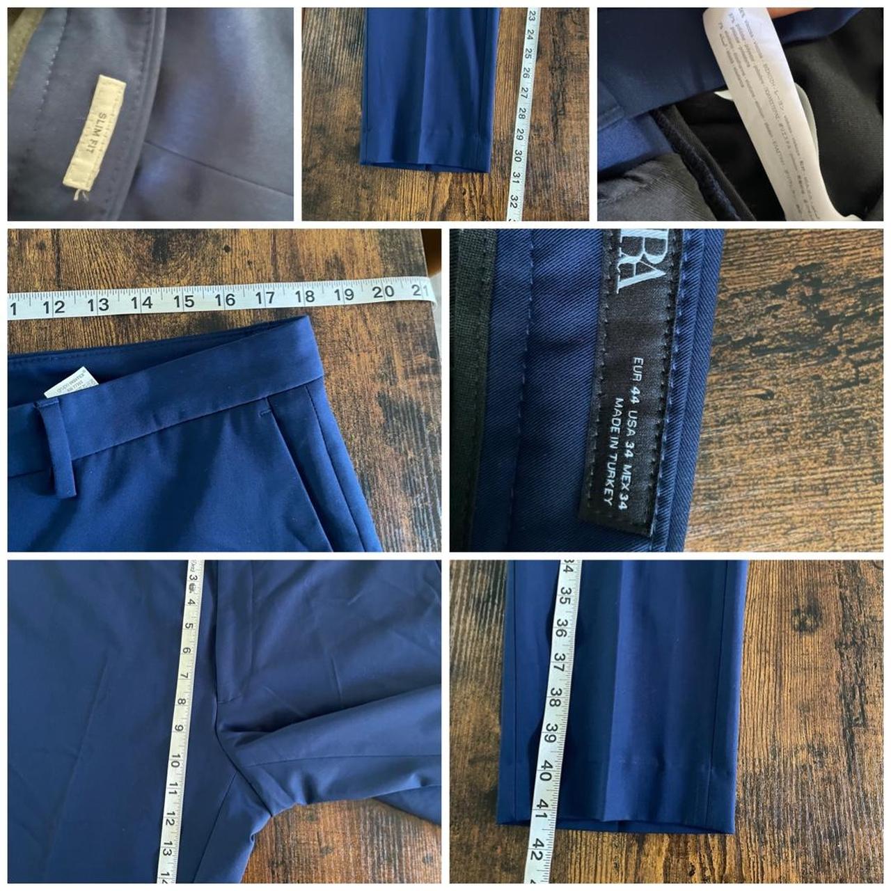 ZARA SLIM FIT SUIT PANTS Size 34 New without... Depop