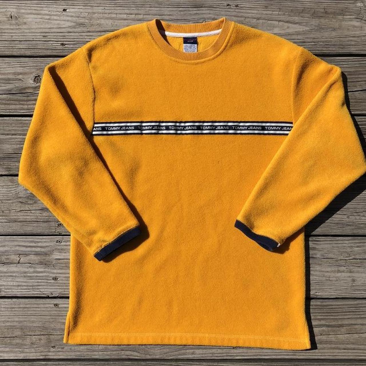 Tommy jeans sweater on sale yellow