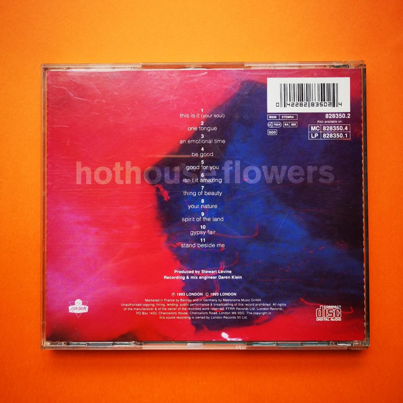 HOTHOUSE FLOWERS - Songs From The Rain - CD 1993 -... - Depop