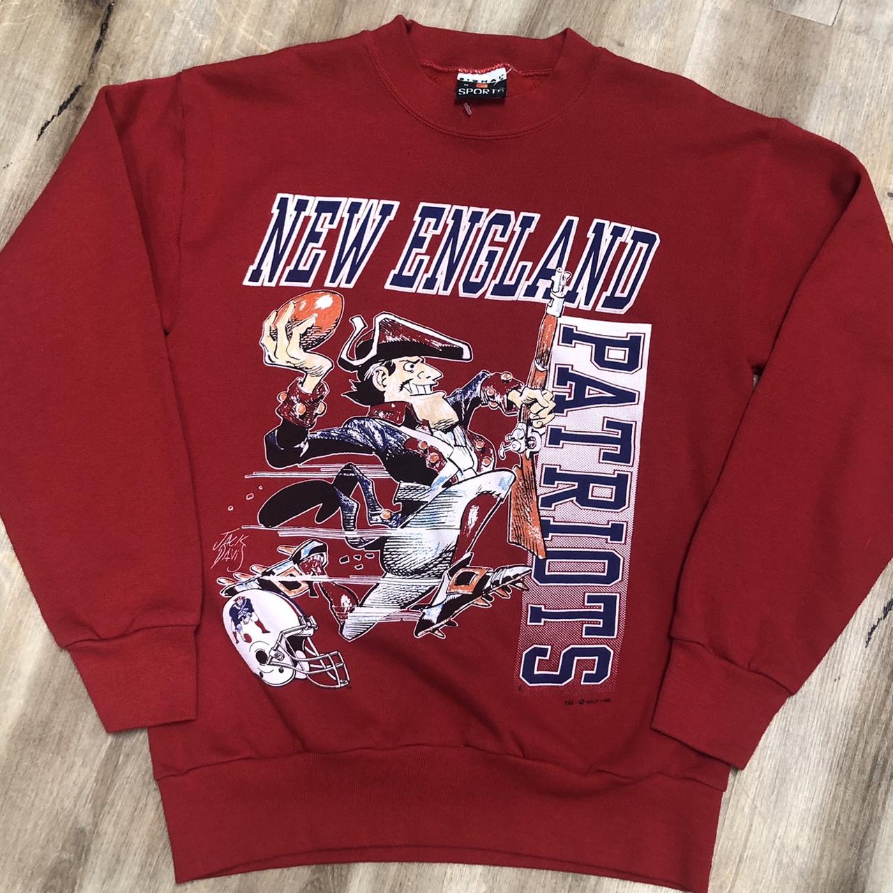 New England Patriots Red TShirt #RED #PATRIOTS #NFL - Depop