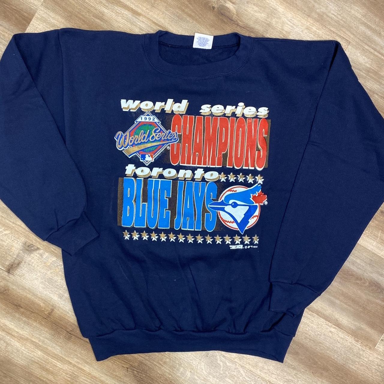 Vintage 1992 Toronto Blue Jays World Series Champs - Depop