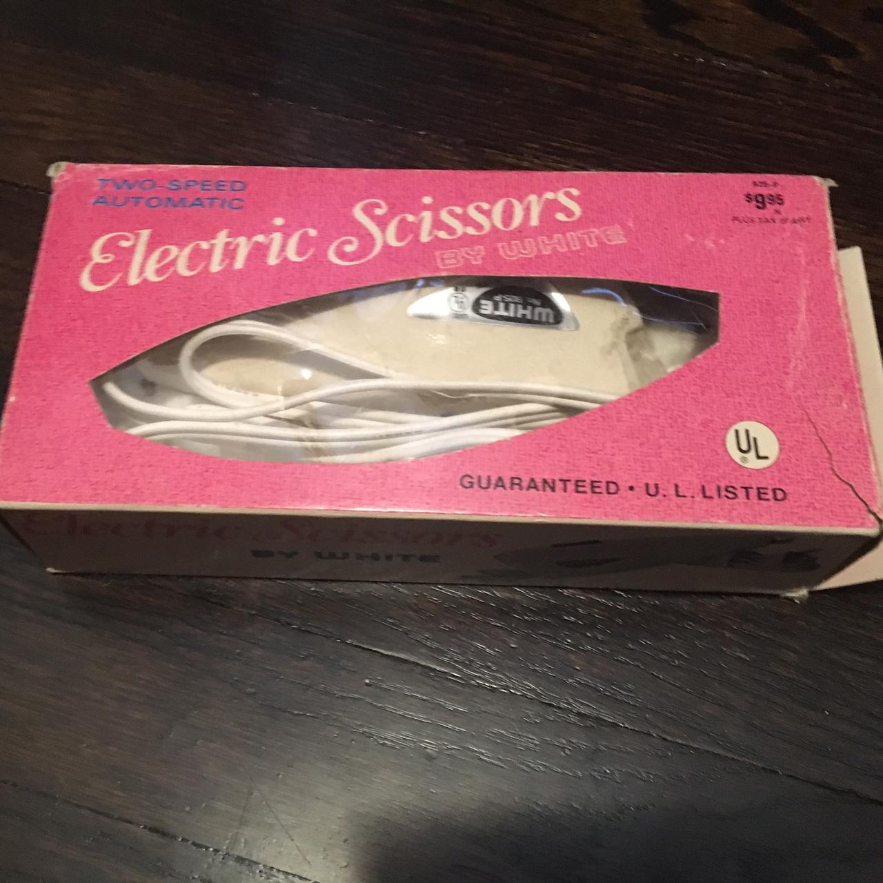 Vintage electric sewing scissors! Kind of a random... Depop