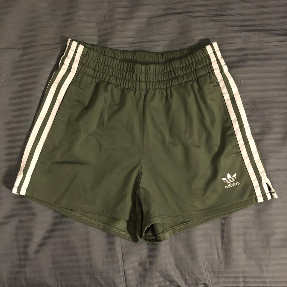 khaki green adidas shorts