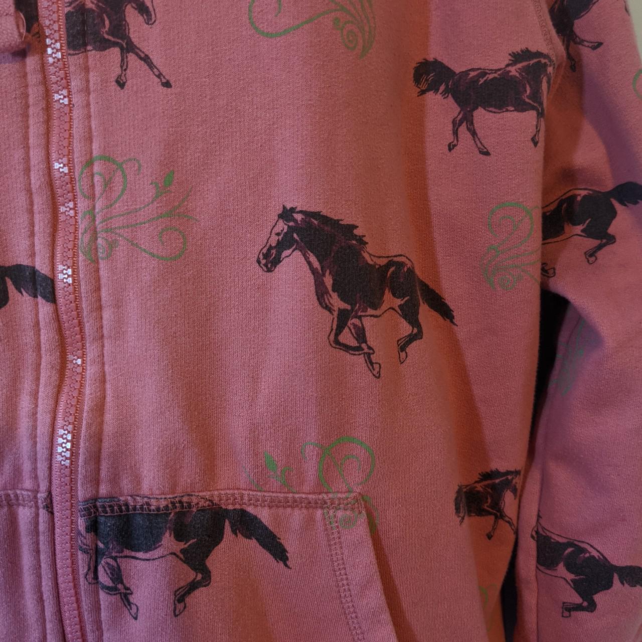 Sherpa lined horse print jacket. So soft and... - Depop