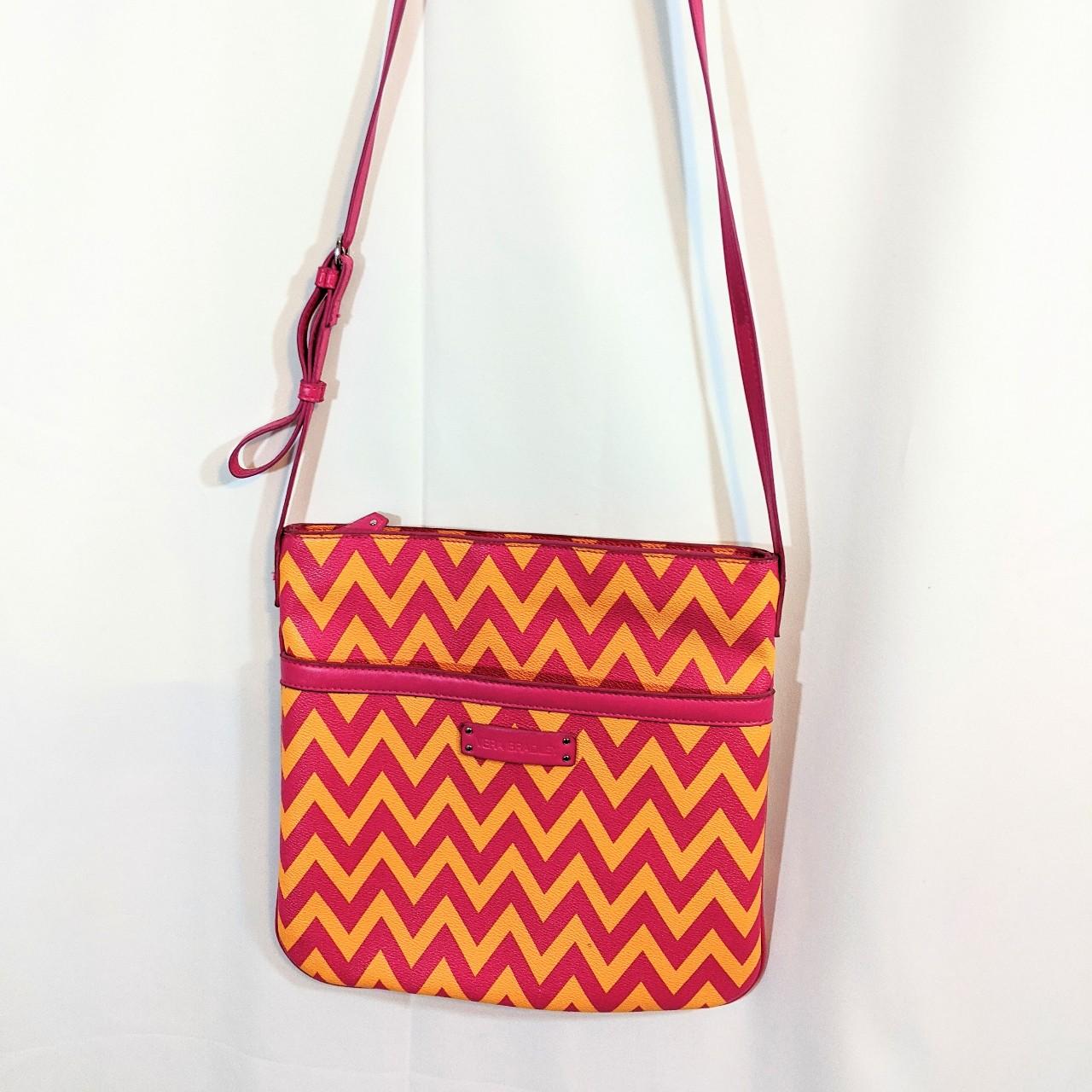 Women's Pink and Orange Bag Depop