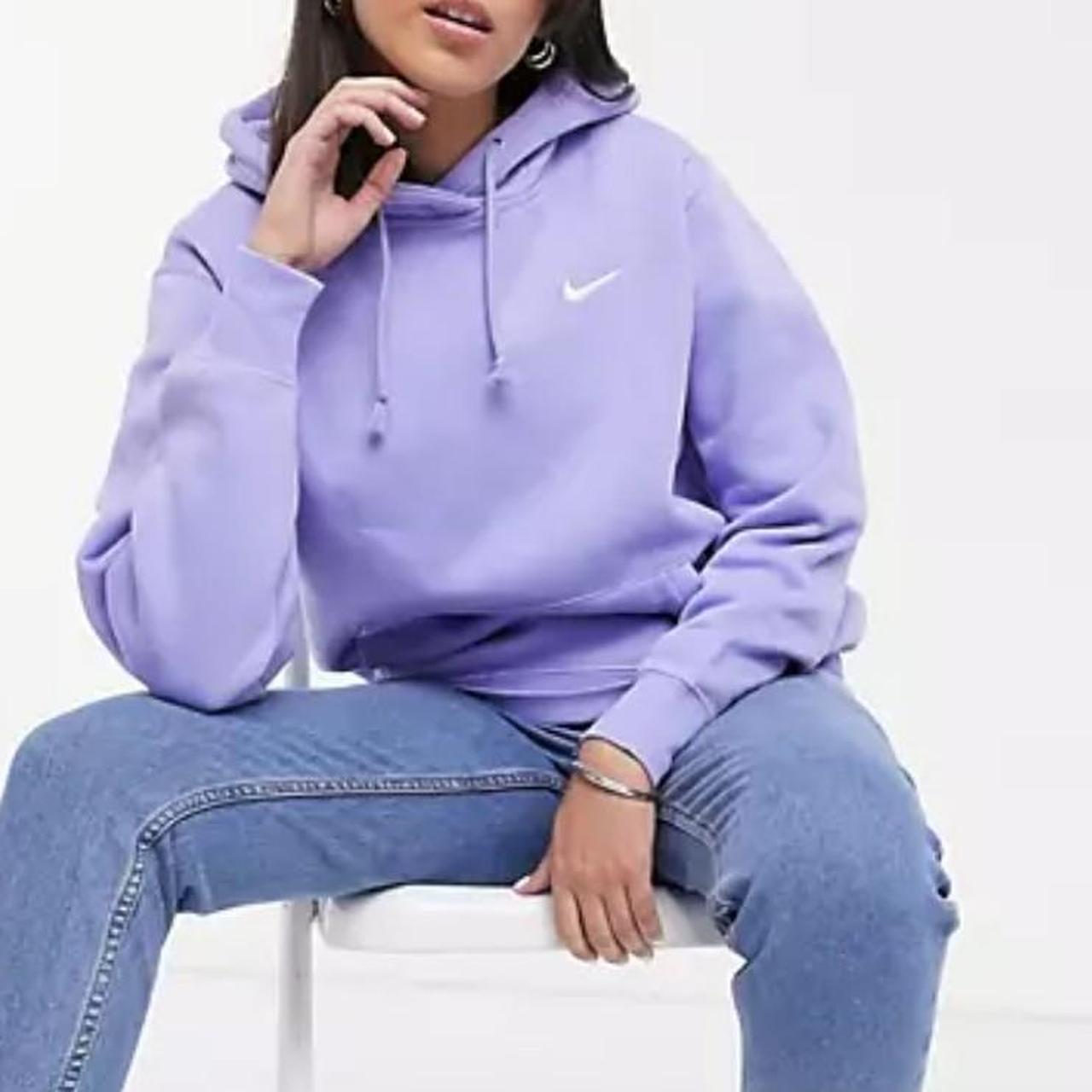 lilac nike hoodie womens