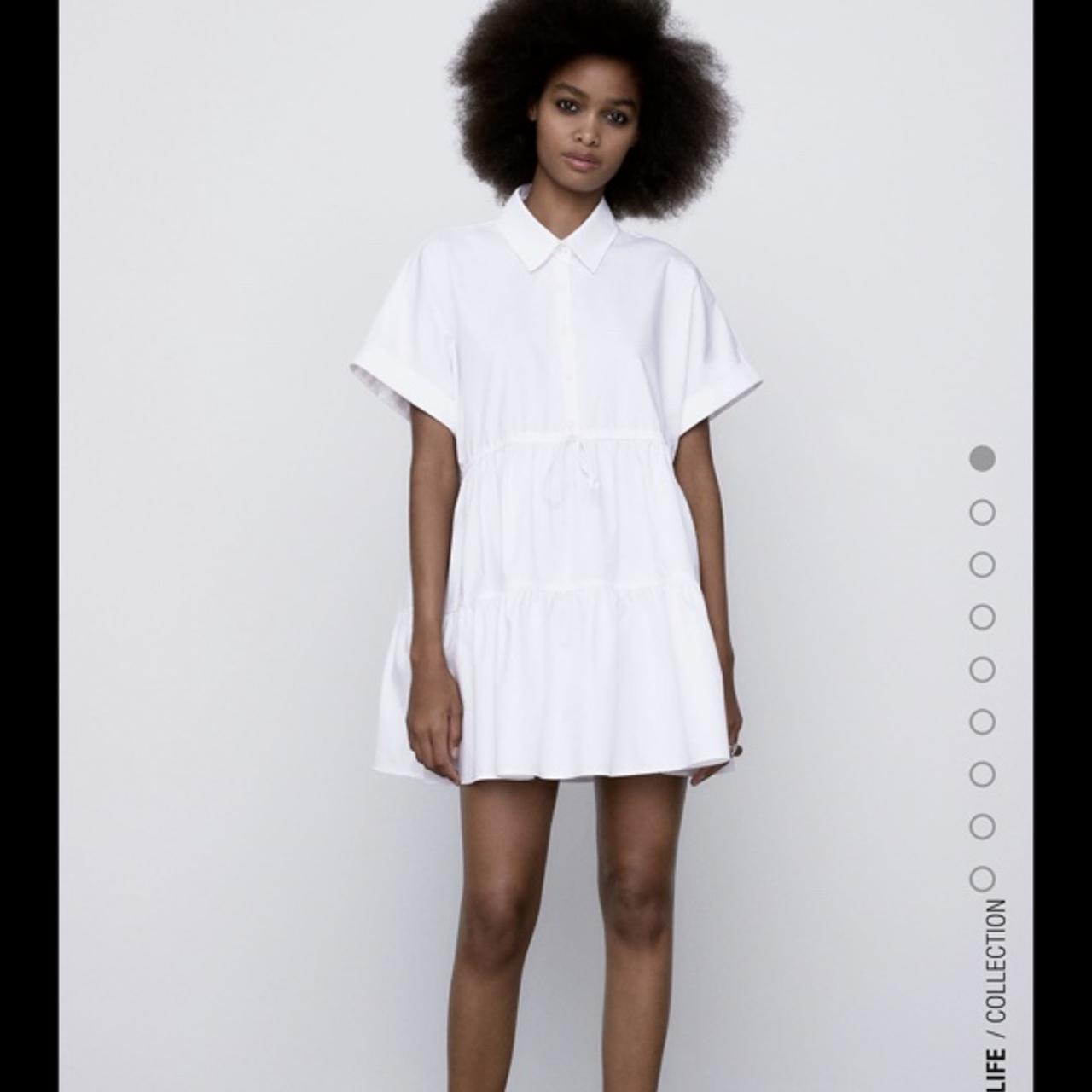 short oxford dress zara