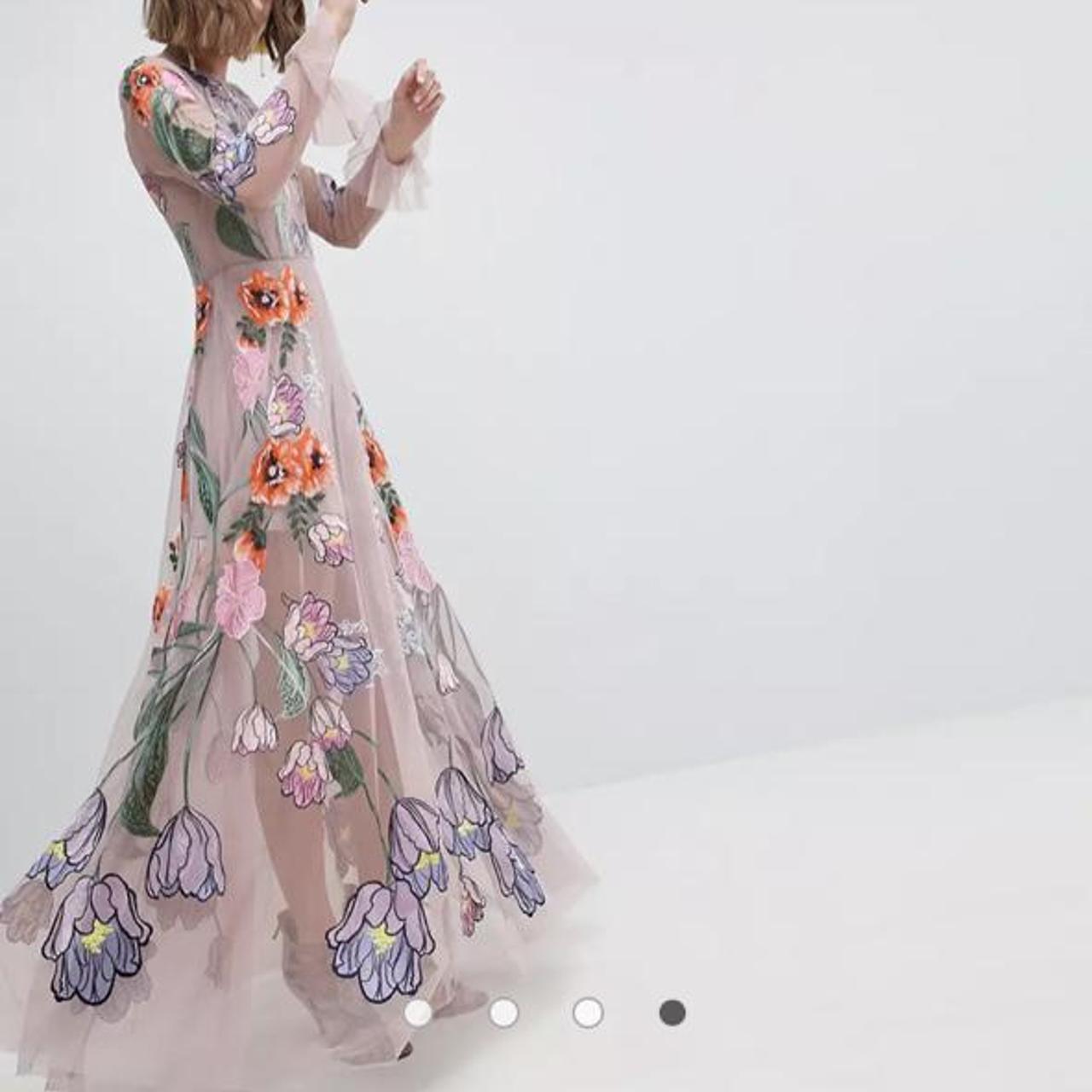 Product Image 4 - asos edition embroidered floral maxi